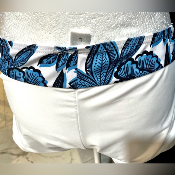 NWOT Women's Sporty Two Piece Swimsuit Halter Push Up Top w/ Shorts Size:Large - Picture 12 of 13